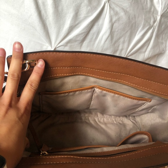 Michael Kors Selma Satchel Bag in Cognac - Picture 14 of 16